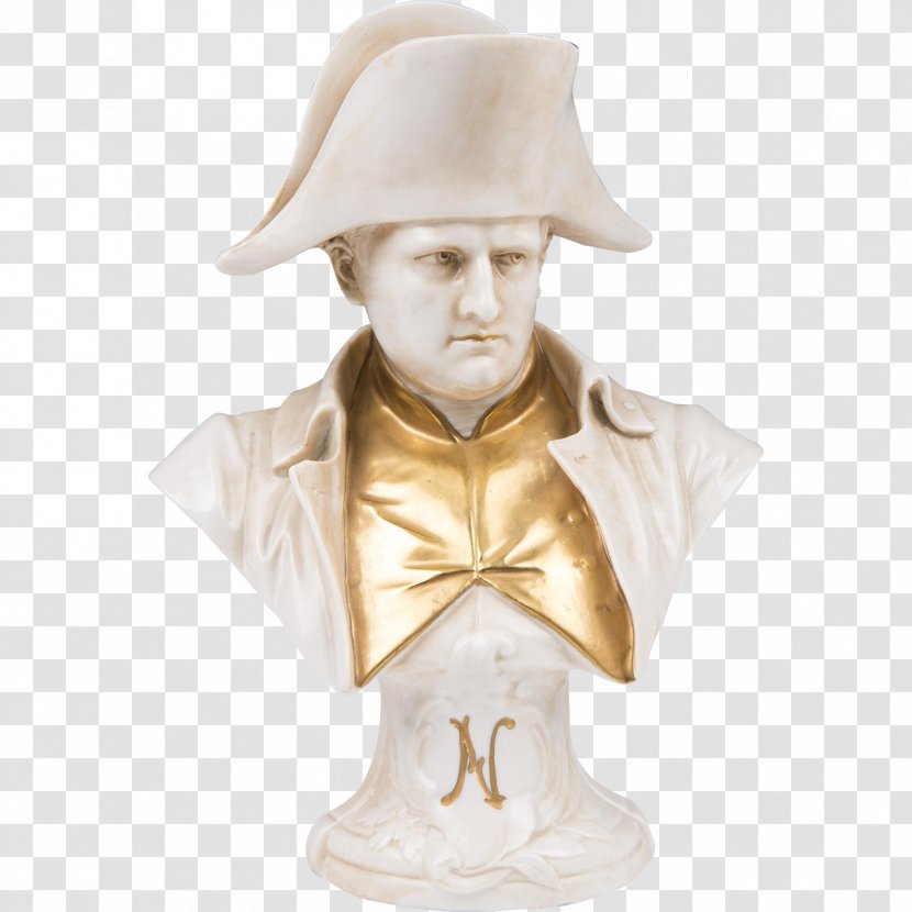 Napoleon Bonaparte Napoleonic Wars Capodimonte Porcelain Bust - Design Q Version Of Transparent PNG
