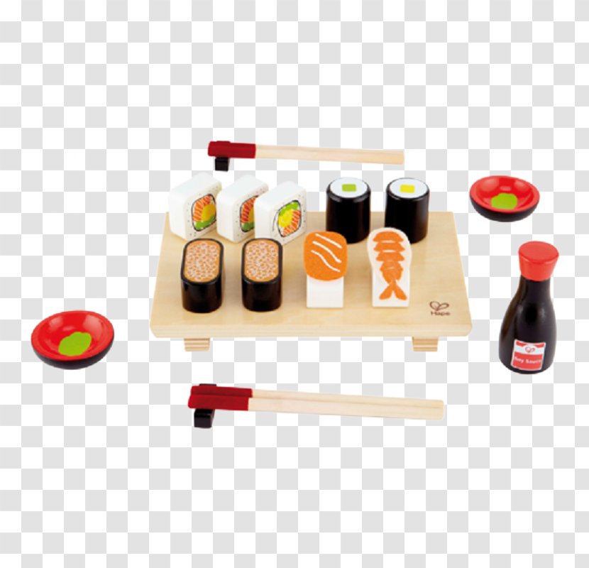 Sushi Hape Holding Japanese Cuisine Toy Play Transparent PNG