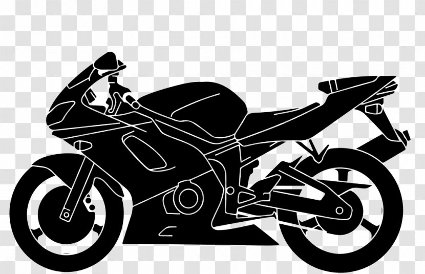 Scooter Motorcycle Car Harley-Davidson - Black And White Transparent PNG