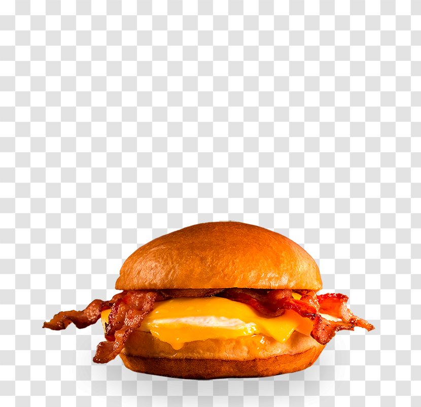 Breakfast Sandwich Hamburger Cheeseburger Fast Food Bacon Transparent PNG