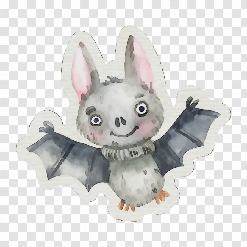 Cartoon Bat Rabbit Fictional Character Transparent PNG