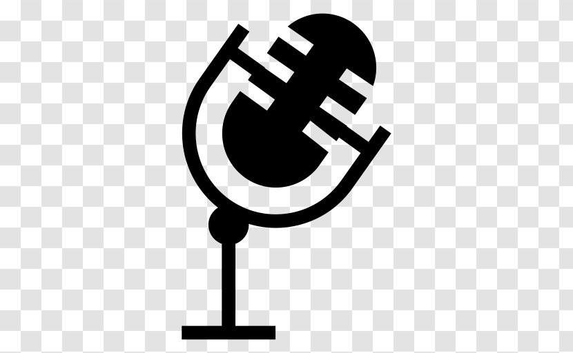 Microphone - Black And White - Public Speaking Transparent PNG