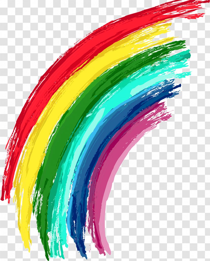 Watercolor Painting - Rainbow Transparent PNG