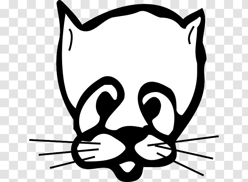 Kitten Smiley Clip Art - Line Transparent PNG