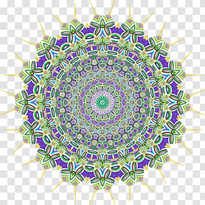 Clip Art - Kaleidoscope - Mandala Transparent PNG