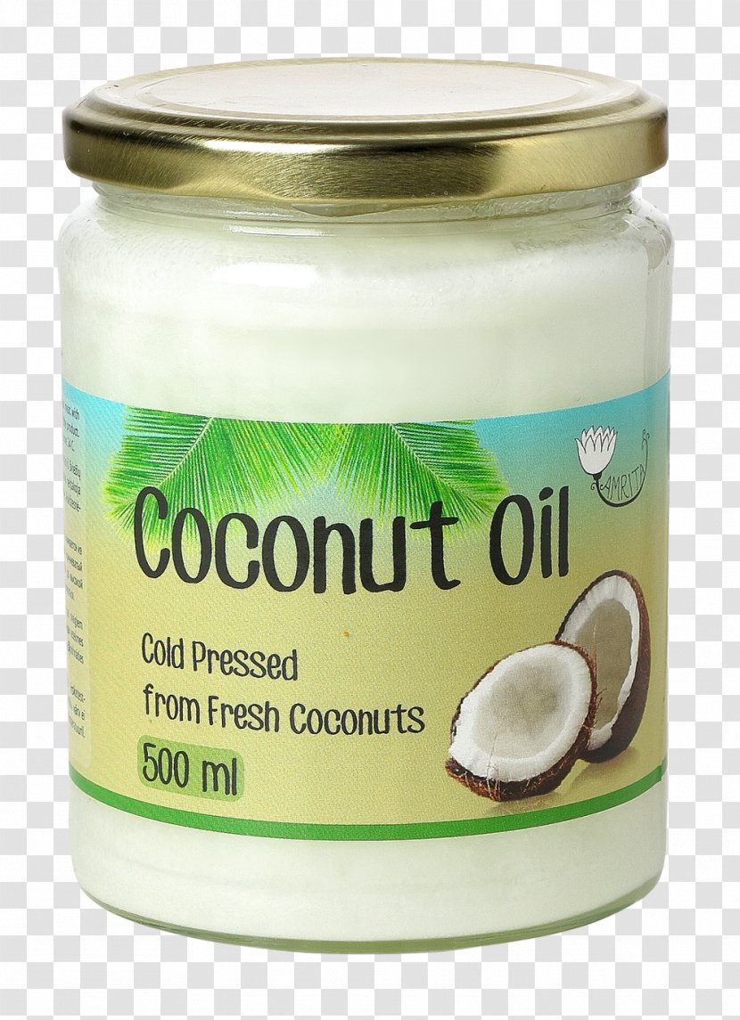 Coconut Oil Frying Baking Ingredient - Organic Food Transparent PNG