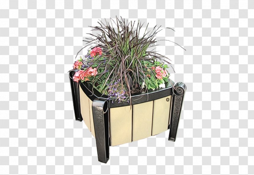 Grass Flower - Flowerpot - Furniture Transparent PNG