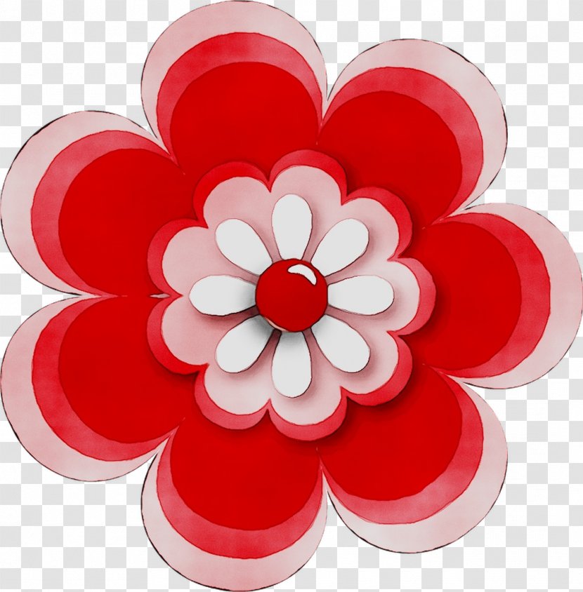 Dahlia Cut Flowers RED.M - Carmine - Red Transparent PNG
