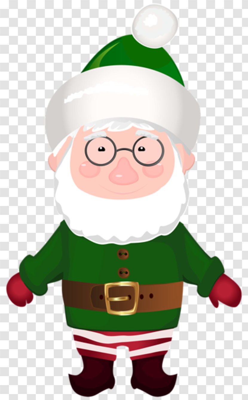 Santa Claus Christmas Ornament Elf Clip Art - Fictional Character Transparent PNG