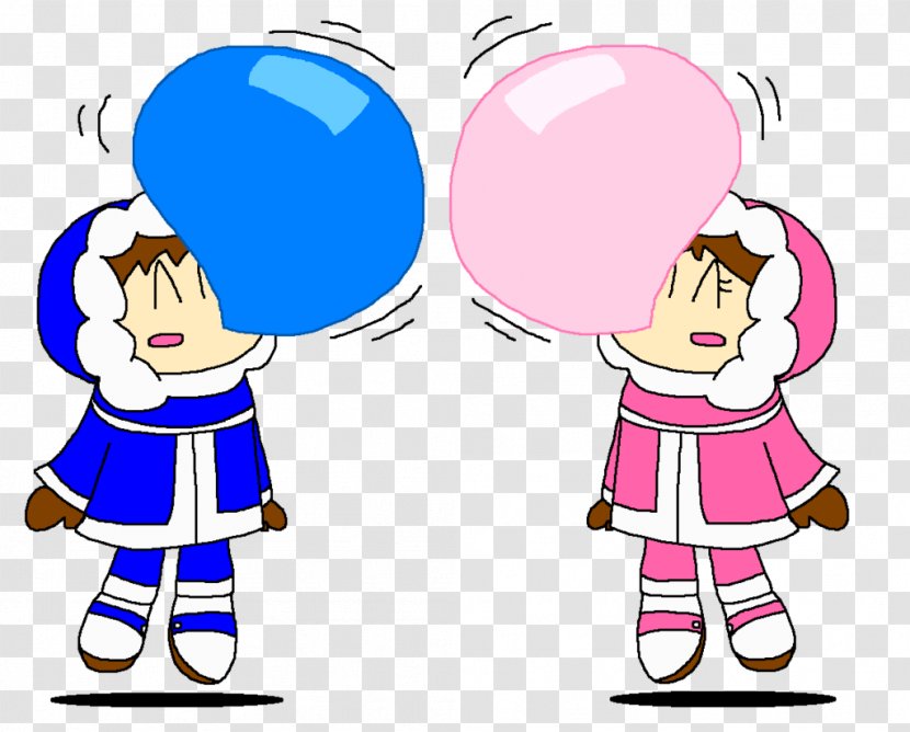 Ice Climber Chewing Gum Bubble Art - Cartoon Transparent PNG