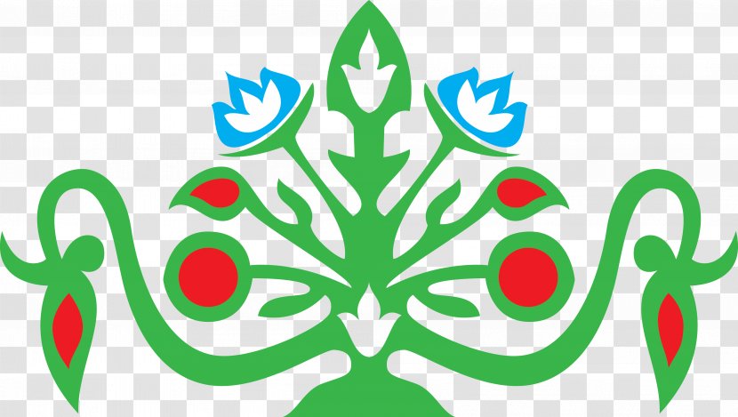 Alpana Symbol Pattern - Green - Rangoli Transparent PNG