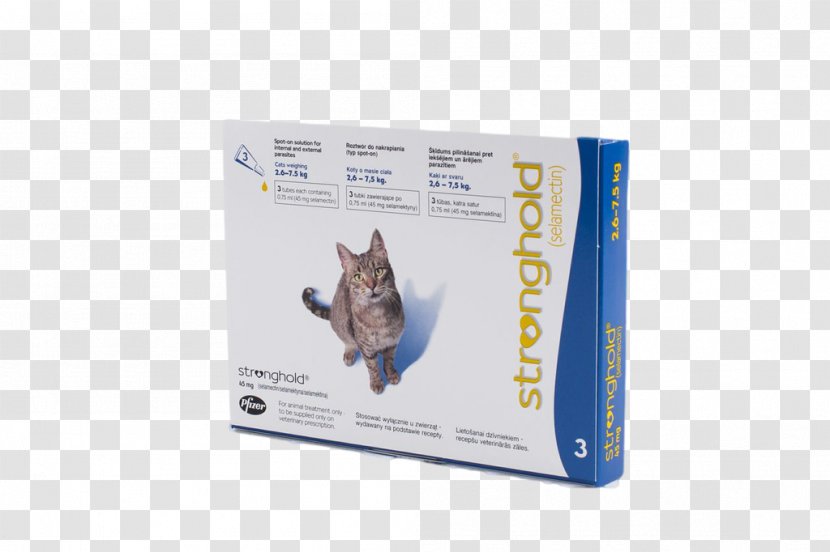 Cat Dog Stronghold Flea Selamectin - Tick Transparent PNG