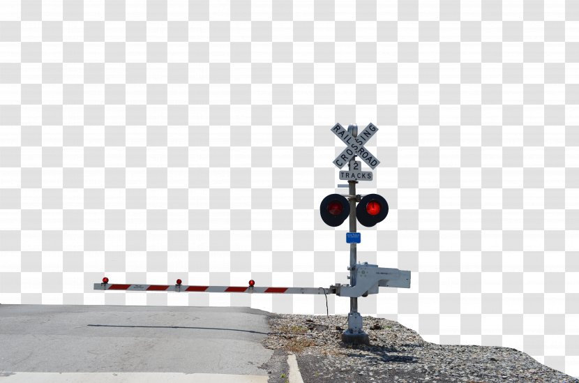 Rail Transport Level Crossing Train Road Track - Gate Transparent PNG