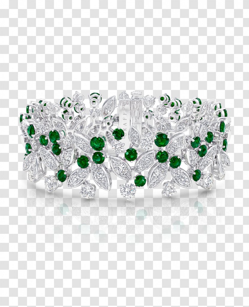 Emerald Earring Bracelet Graff Diamonds Jewellery Transparent PNG