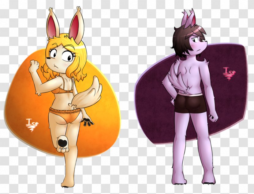 DeviantArt Ice Cream Furry Fandom Cartoon - Rabits And Hares Transparent PNG