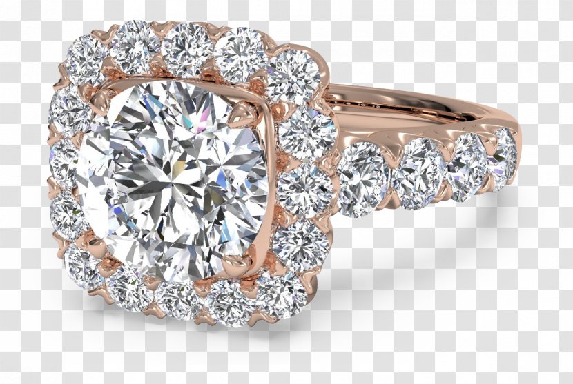 Wedding Ring Rose Gold Engagement Ritani Transparent PNG