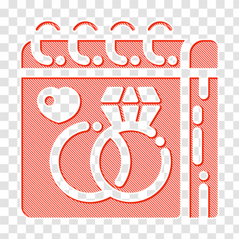 Wedding Icon Wedding Day Icon Time And Date Icon Transparent PNG