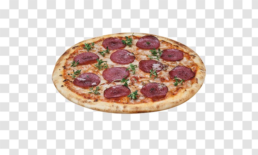 California-style Pizza Sicilian Flammekueche Pepperoni - Salami Transparent PNG