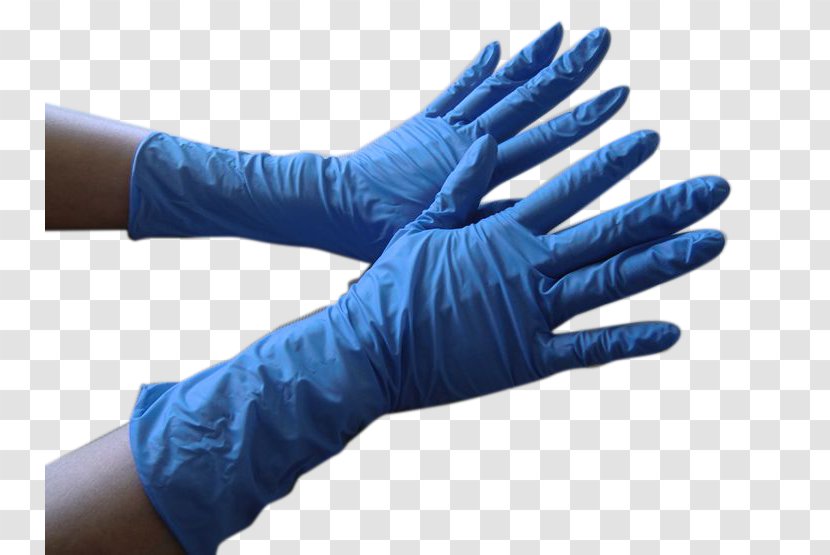 Medical Glove T-shirt Sleeve Nitrile - Evening Transparent PNG