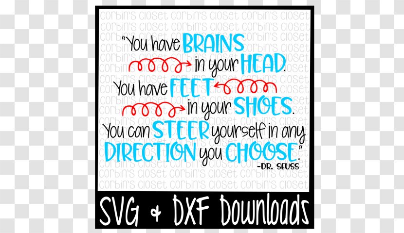 Clip Art Brain Poster - Dr Seuss Transparent PNG