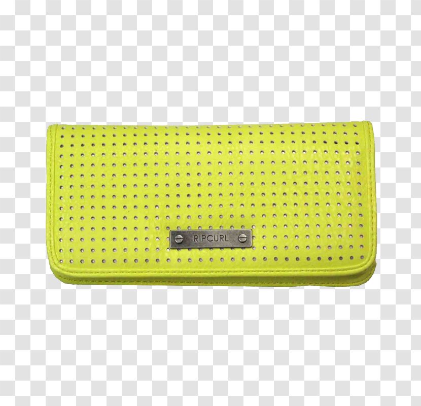 Rectangle Wallet - Yellow - Design Transparent PNG