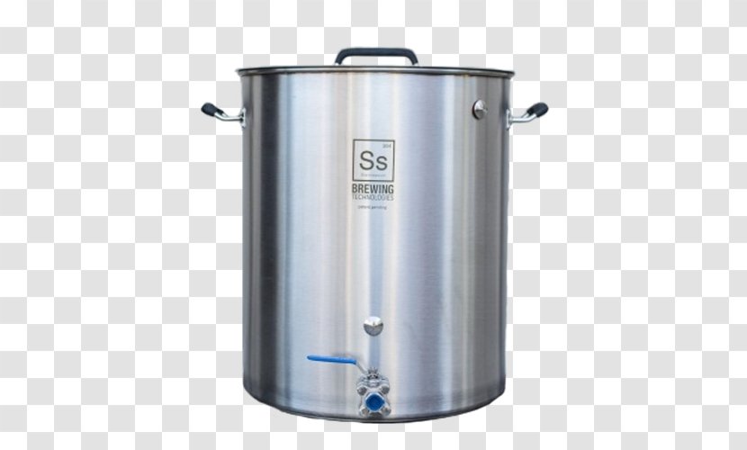 Kettle Stainless Steel Gallon Beer Brewing Grains & Malts - Induction Cooking - Hot Pot Ingredients Transparent PNG