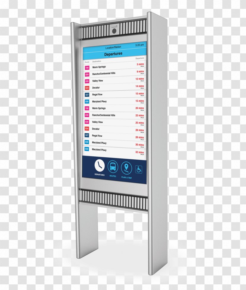 Bus Stop Interactive Kiosks - Kiosk Transparent PNG