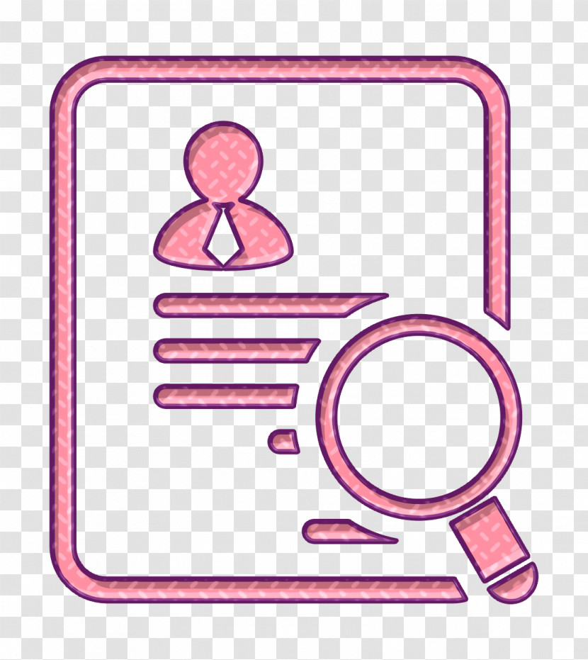 Humans Resources Icon Job Icon Businessman Paper Of The Application For A Job Icon Transparent PNG