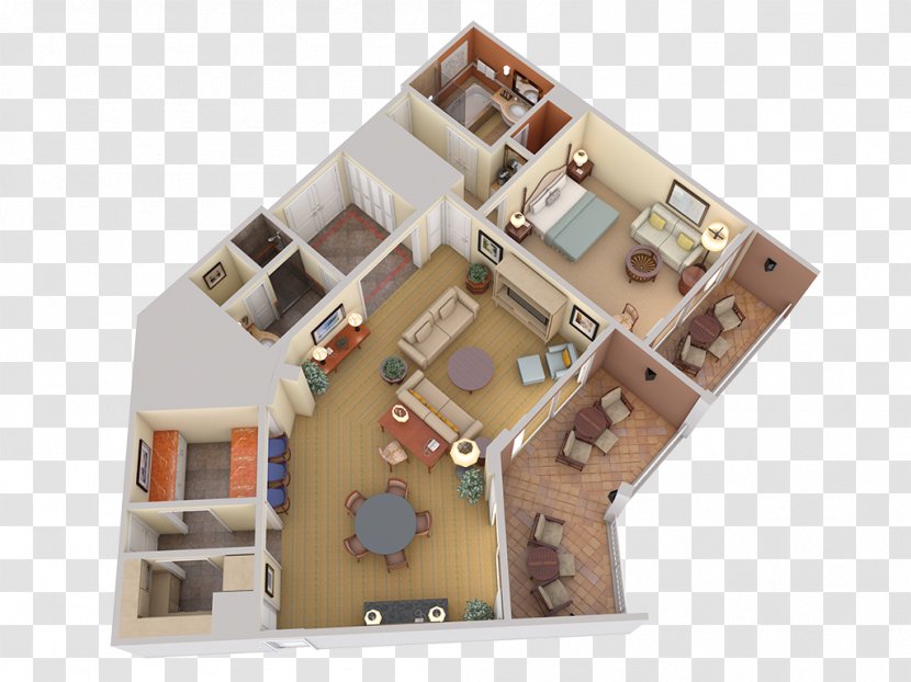 Floor Plan Real Estate - Bed Transparent PNG