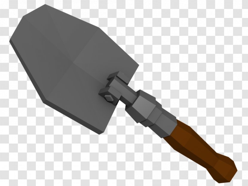 Team Fortress 2 Blockland Loadout Tool Shovel - Low Poly Transparent PNG