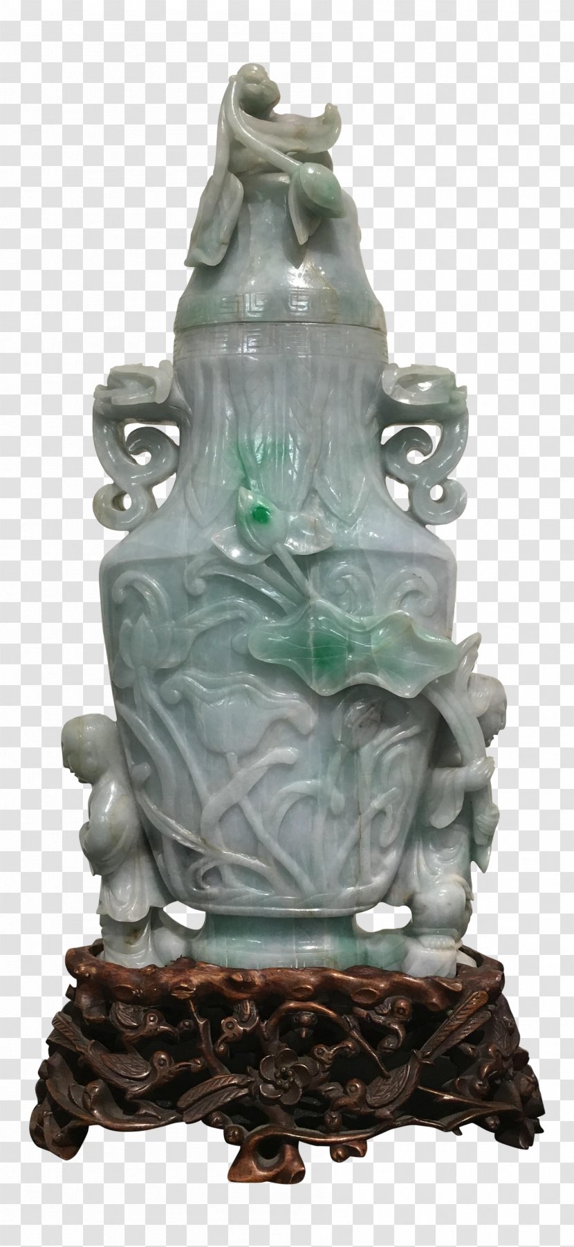 Vase Jadeite Celadon Artifact - Republic Of China - Jade Transparent PNG