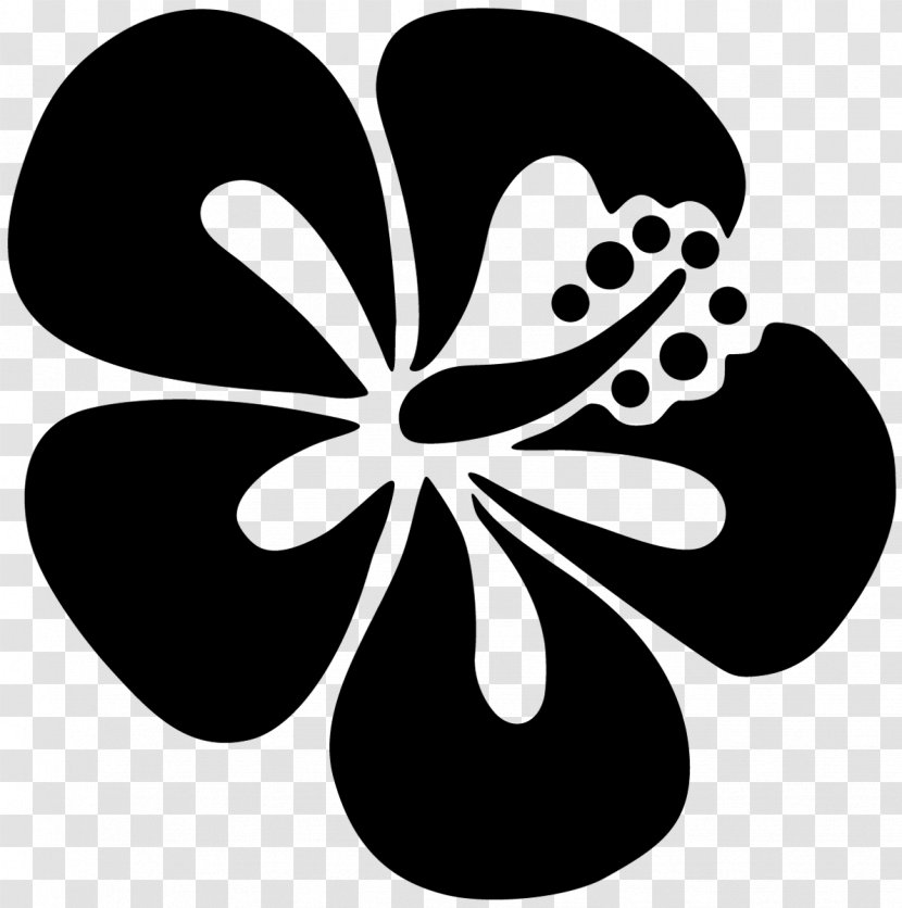 Flower Stickers - Petal - Monochrome Transparent PNG