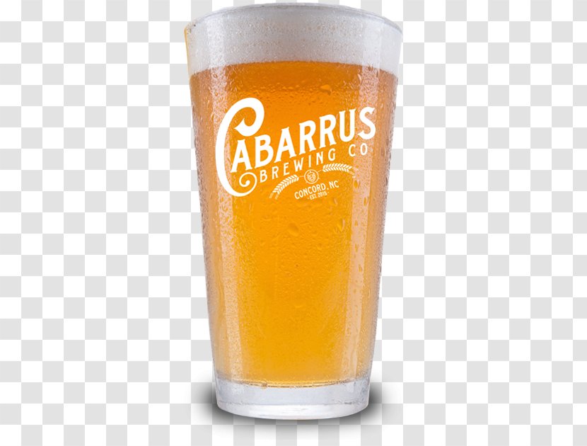Cabarrus Brewing Company Orange Drink Beer Pint Glass Legion Transparent PNG