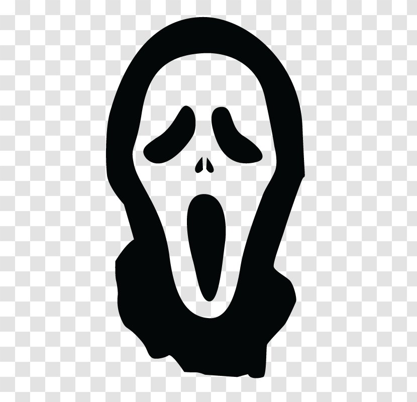 Ghostface Decal Sticker Jason Voorhees Freddy Krueger - Car Transparent PNG