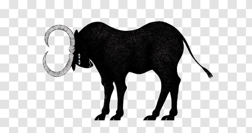 Bison Cartoon Horn - Horse - Black Transparent PNG