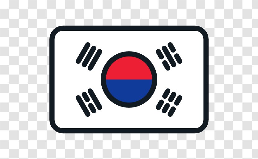 Flag Of South Korea North Patch Embroidered Transparent PNG