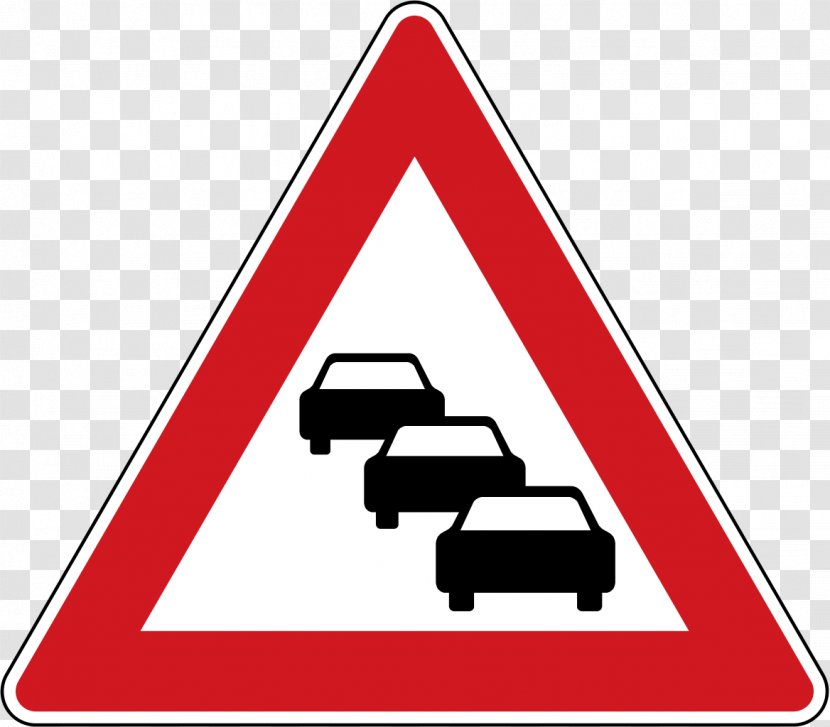 Traffic Sign Roadworks Warning - Maintenance Of - Jam Transparent PNG