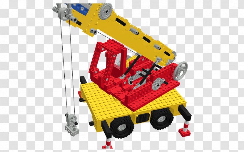 LEGO Crane Toy Block - Motor Vehicle Transparent PNG