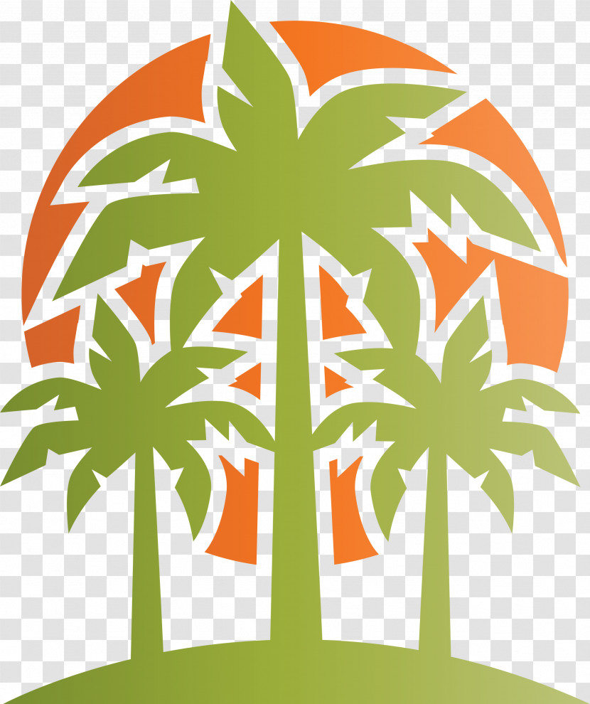 Palm Tree Beach Tropical Transparent PNG