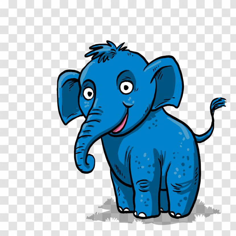African Elephant Indian Clip Art - Vector Like A Baby Transparent PNG