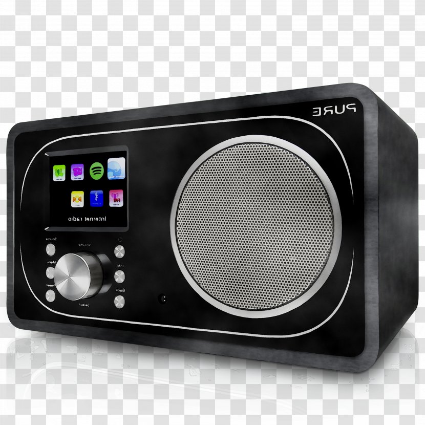 Stereophonic Sound Computer Speakers Radio Receiver Loudspeaker Multimedia - Mp3 Player Transparent PNG