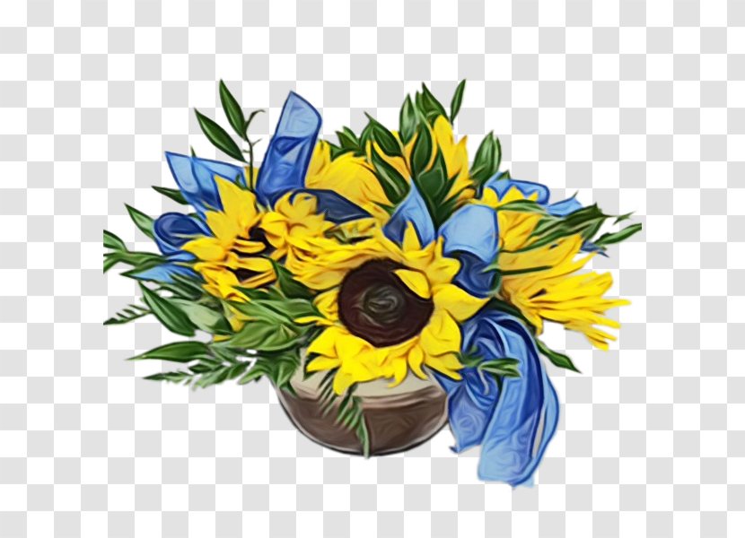 Sunflower - Yellow - Floristry Plant Transparent PNG