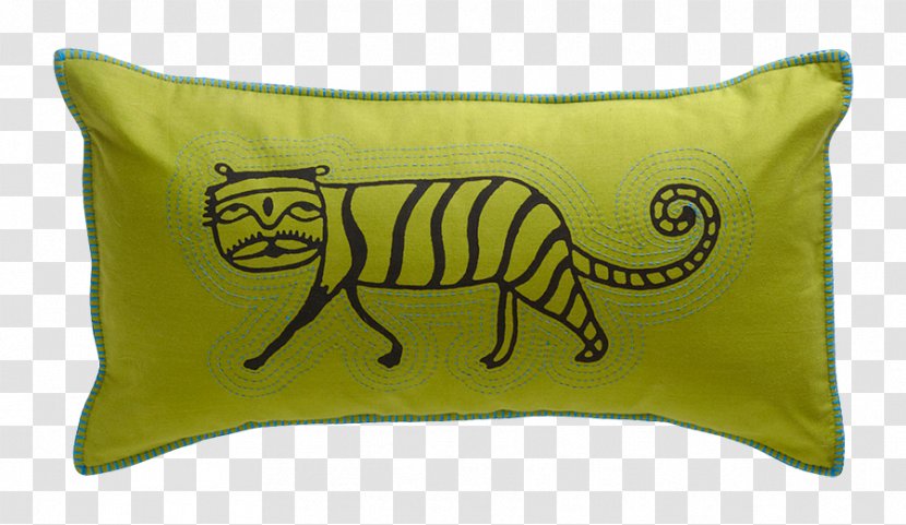 Throw Pillows Cushion Tiger Textile - Indian People - Pillow Transparent PNG
