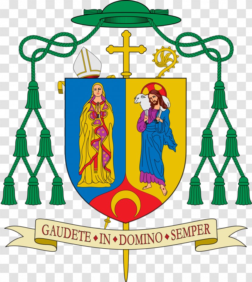 Coat Of Arms Bishop Ecclesiastical Heraldry Crest Almo Collegio Capranica - Escutcheon Transparent PNG