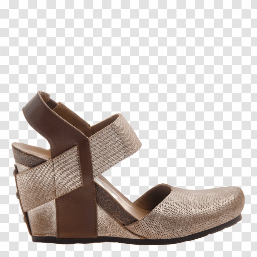 Rexburg Shoe Wedge Suede Sandal - Beige Transparent PNG