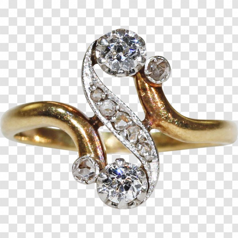 Engagement Ring Art Nouveau Jewellery Transparent PNG