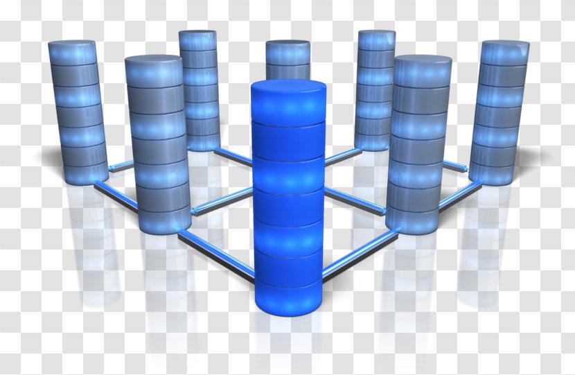 Database Business Information Clip Art - Cylinder - Repository Transparent PNG