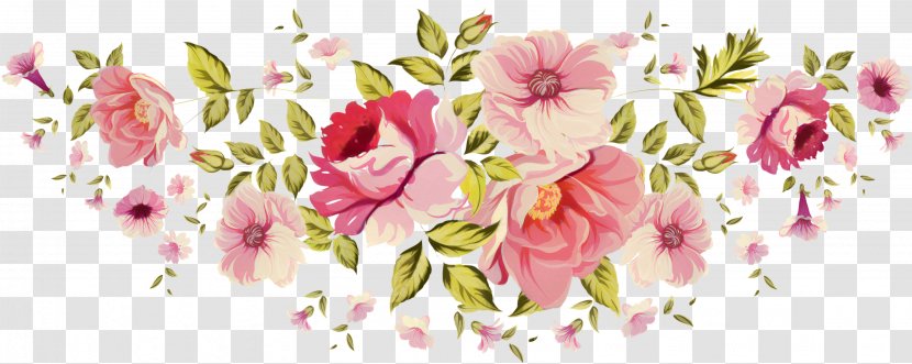 Floral Design Flower Garland Birthday Image - Rose - Wreath Transparent PNG