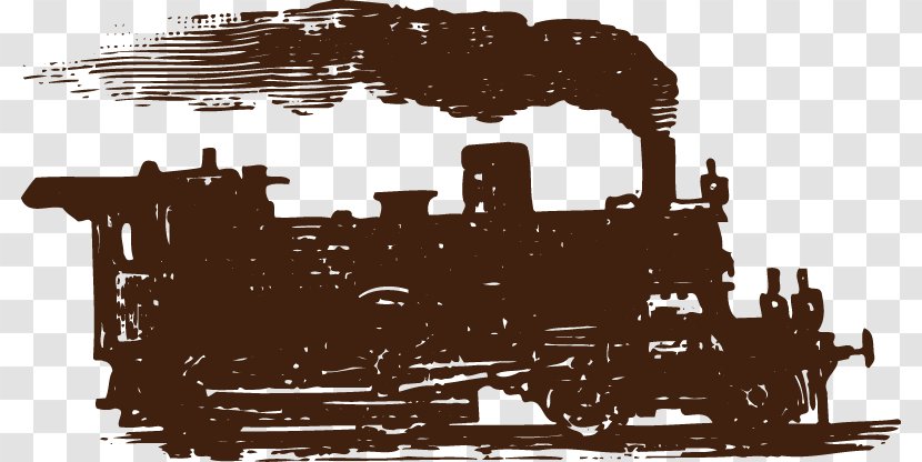 Train Drawing - Hand-painted Transparent PNG