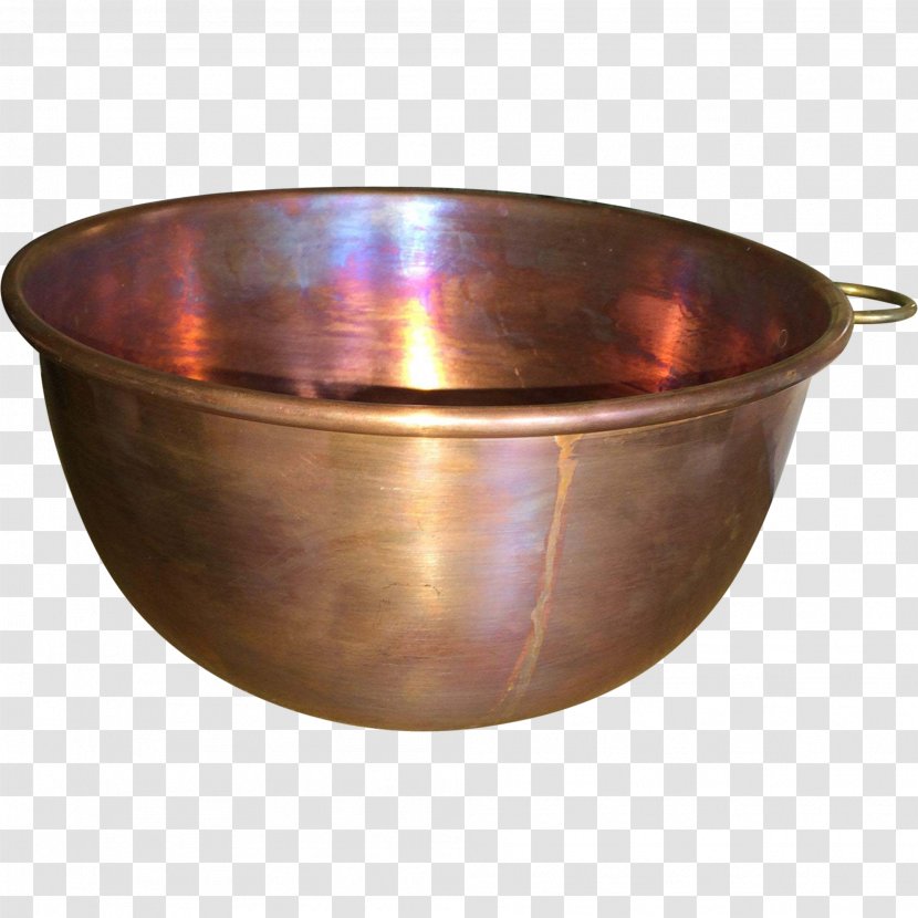 Copper Bowl Tableware Metal Kitchen Transparent PNG
